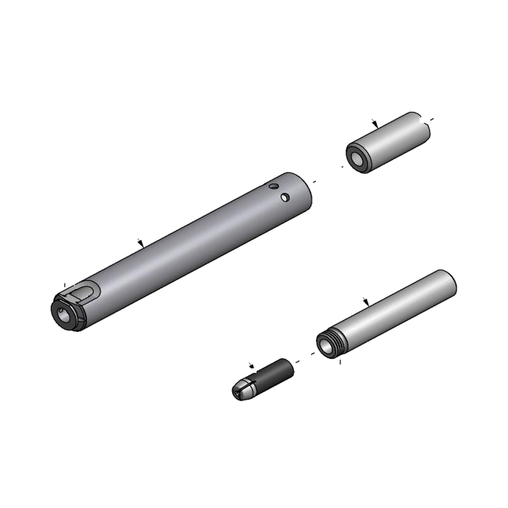 מבט מפורק מספר 2 על רכיבי ראש הסמרור Gage Bilt 4A-740B-52 - Exploded component view 2 of Gage Bilt 4A-740B-52 nose assembly