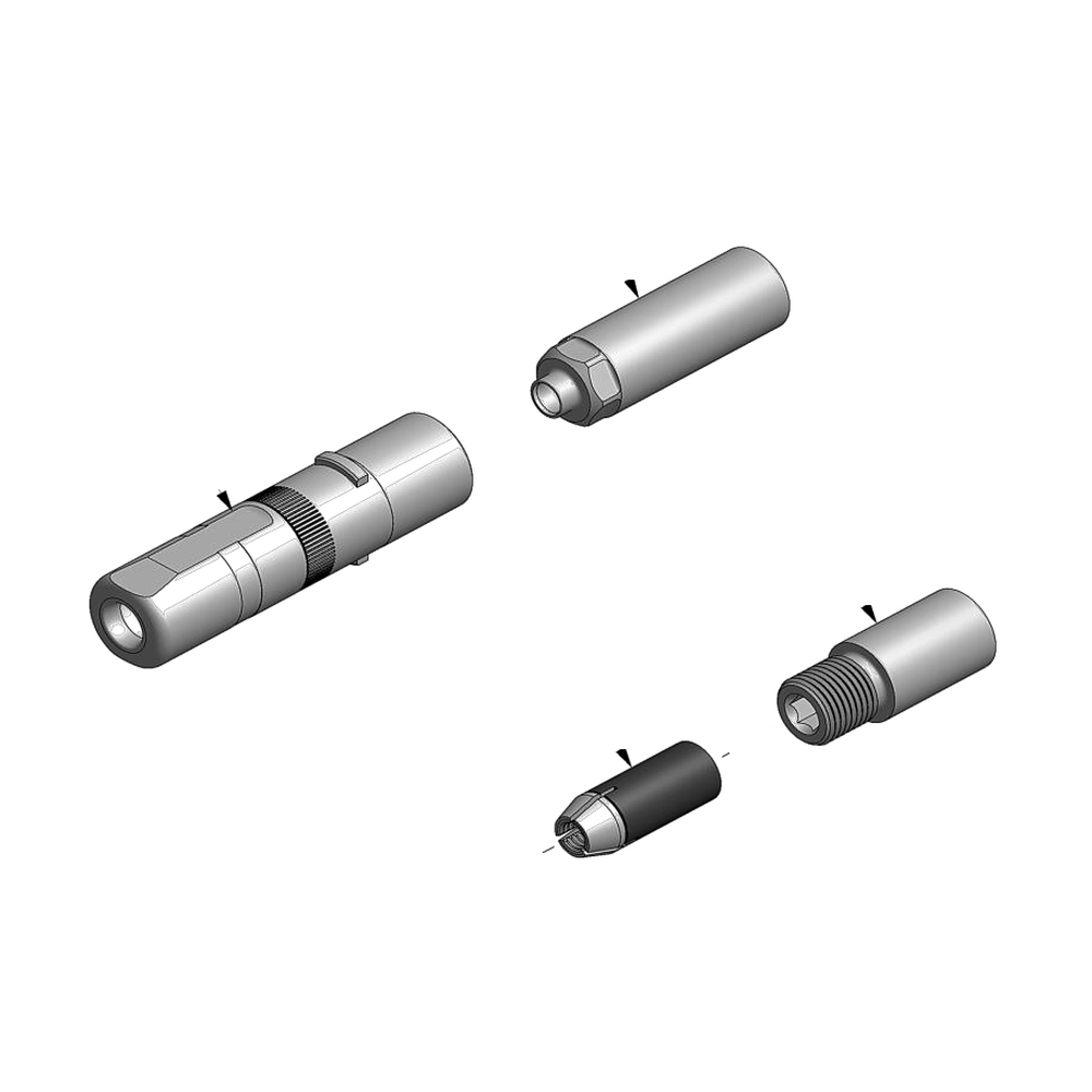 מבט מפורק מספר 2 על רכיבי ראש הסמרור Gage Bilt LGP08-2480-20CN - Exploded component view 2 of Gage Bilt LGP08-2480-20CN nose assembly