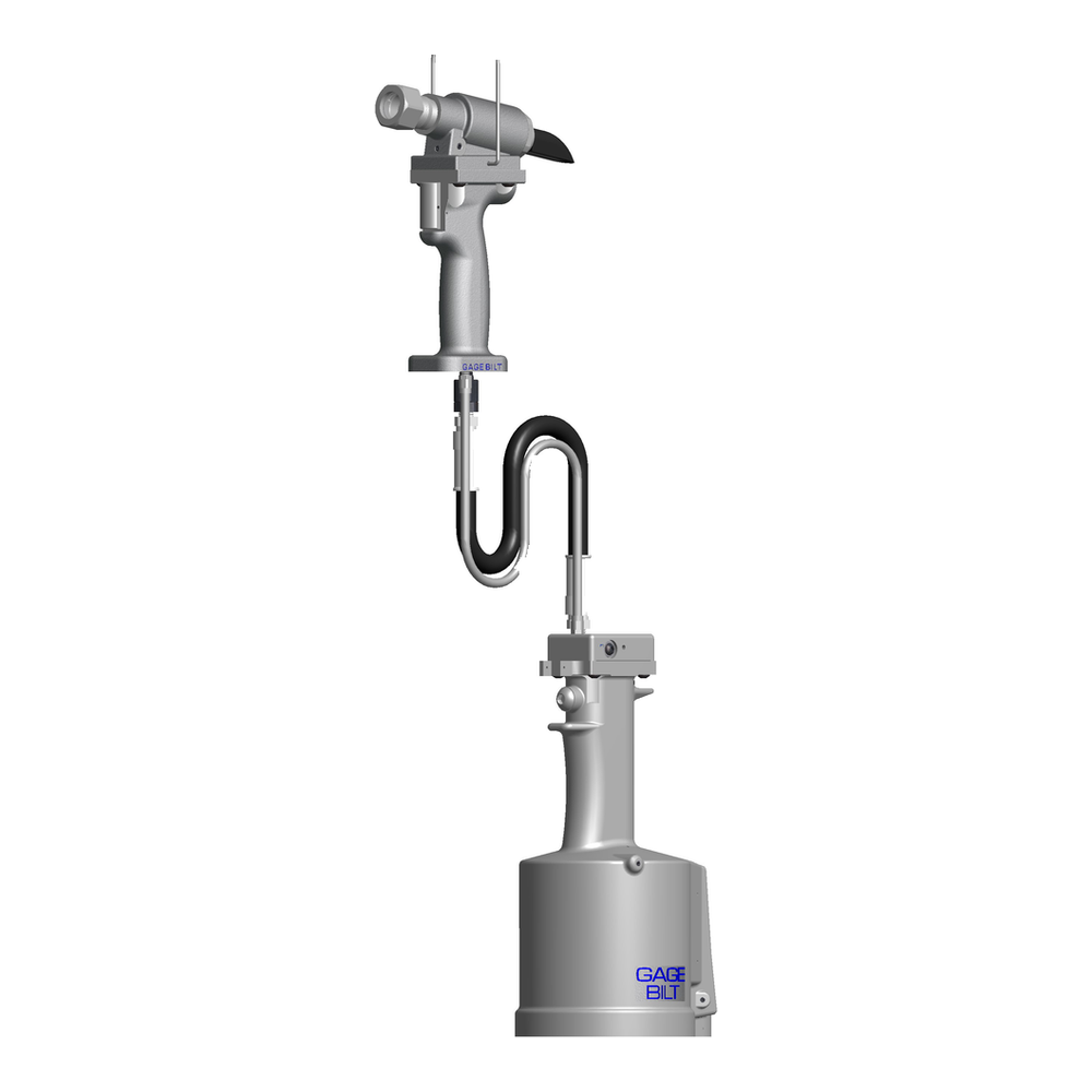 כלי סמרור למערכת מפוצלת Gage Bilt GB751SH במבט מוצר על רקע לבן - Gage Bilt GB751SH split-system rivet tool product view on a white background