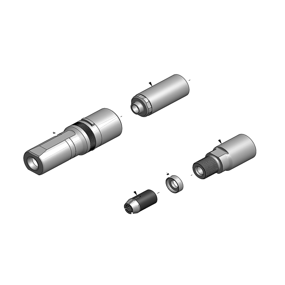 מבט מפורק מספר 2 על רכיבי ראש הסמרור Gage Bilt LGP10-2581-23CN - Exploded component view 2 of Gage Bilt LGP10-2581-23CN nose assembly