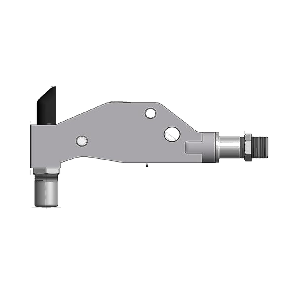 תצוגת מוצר נקייה של ראש סמרור Gage Bilt 4C-715A-54RA על רקע לבן - Clean product view of Gage Bilt 4C-715A-54RA nose assembly on a white background