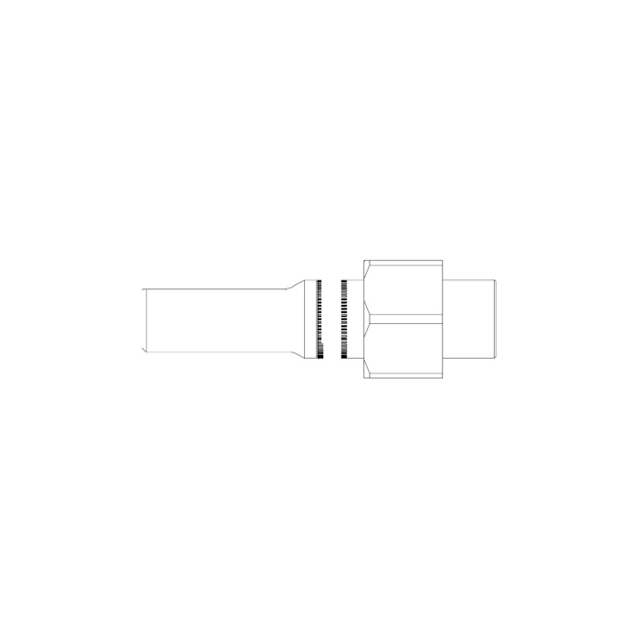 תצוגת מוצר נקייה של ראש סמרור Gage Bilt MS-752B-20 על רקע לבן - Clean product view of Gage Bilt MS-752B-20 nose assembly on a white background