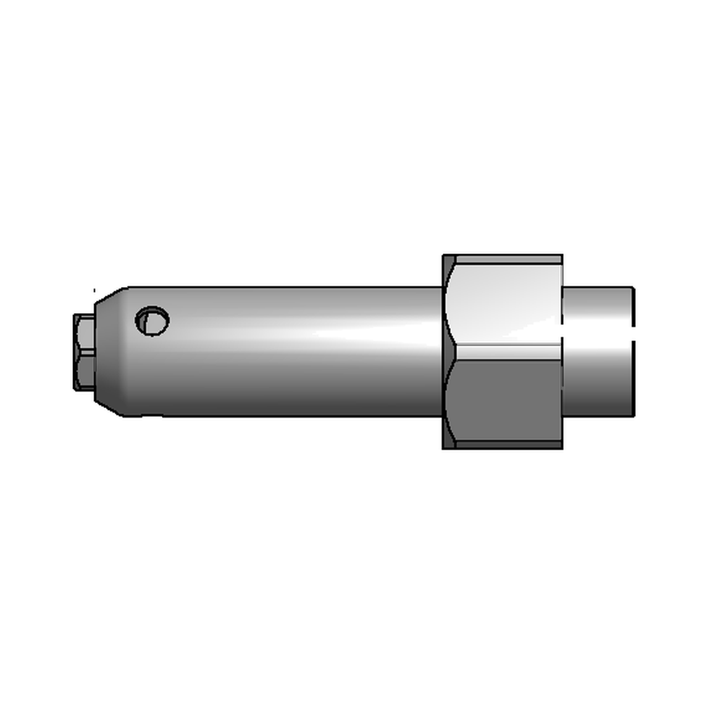 תצוגת מוצר נקייה של ראש סמרור Gage Bilt MGL08-752A-21L על רקע לבן - Clean product view of Gage Bilt MGL08-752A-21L nose assembly on a white background