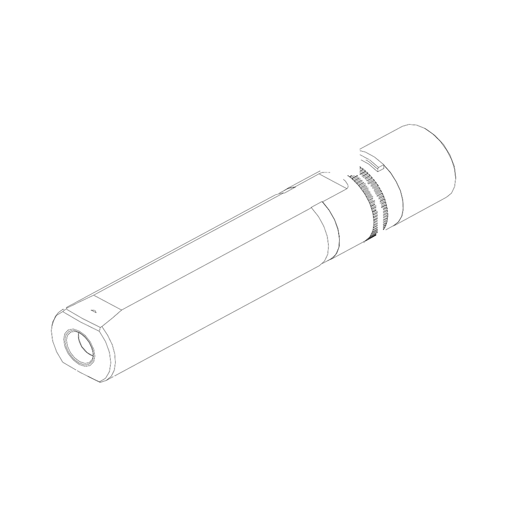 תצוגת מוצר נקייה של ראש סמרור Gage Bilt LGP-756-48CN על רקע לבן - Clean product view of Gage Bilt LGP-756-48CN nose assembly on a white background