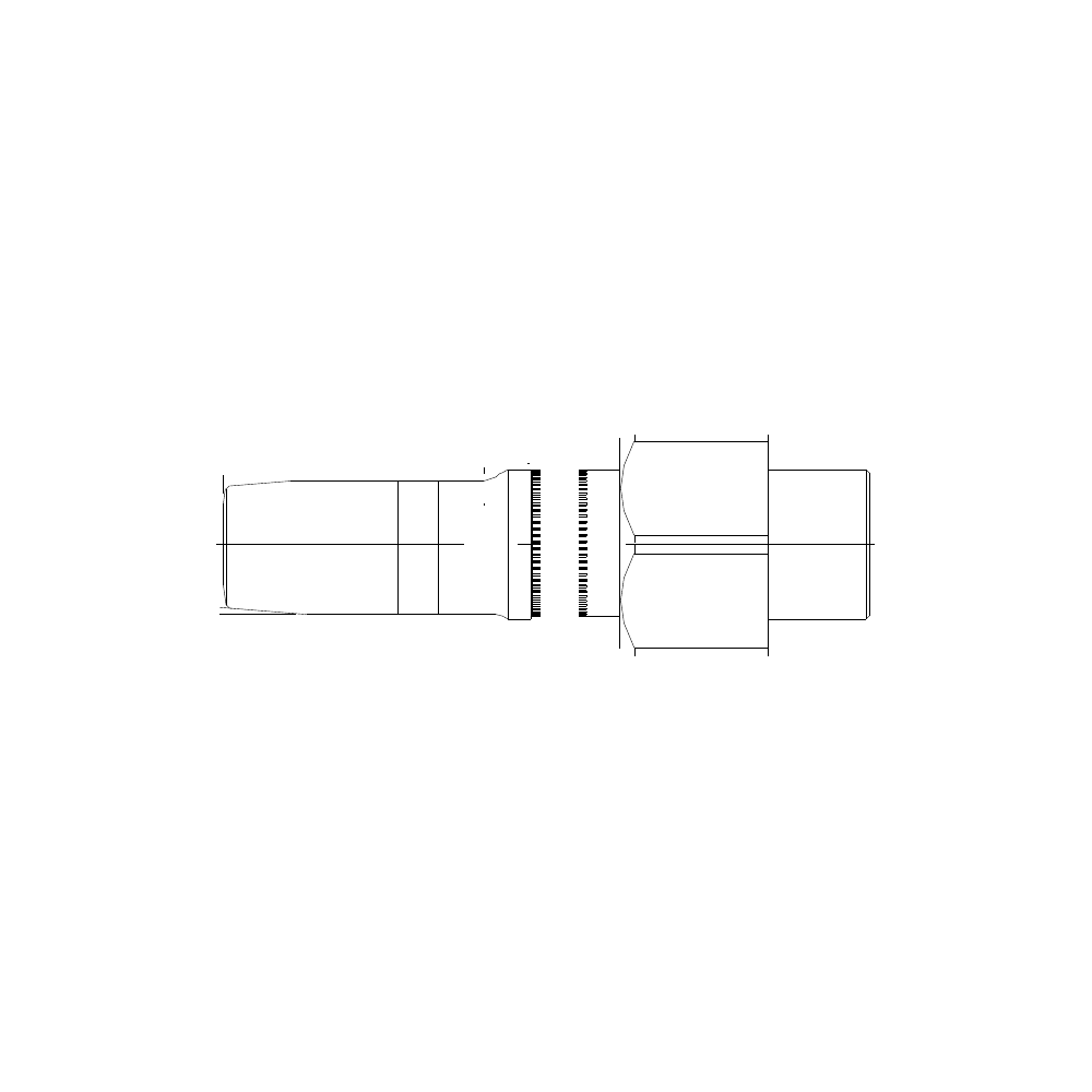 תצוגת מוצר נקייה של ראש סמרור Gage Bilt LGP07-731-20CN על רקע לבן - Clean product view of Gage Bilt LGP07-731-20CN nose assembly on a white background