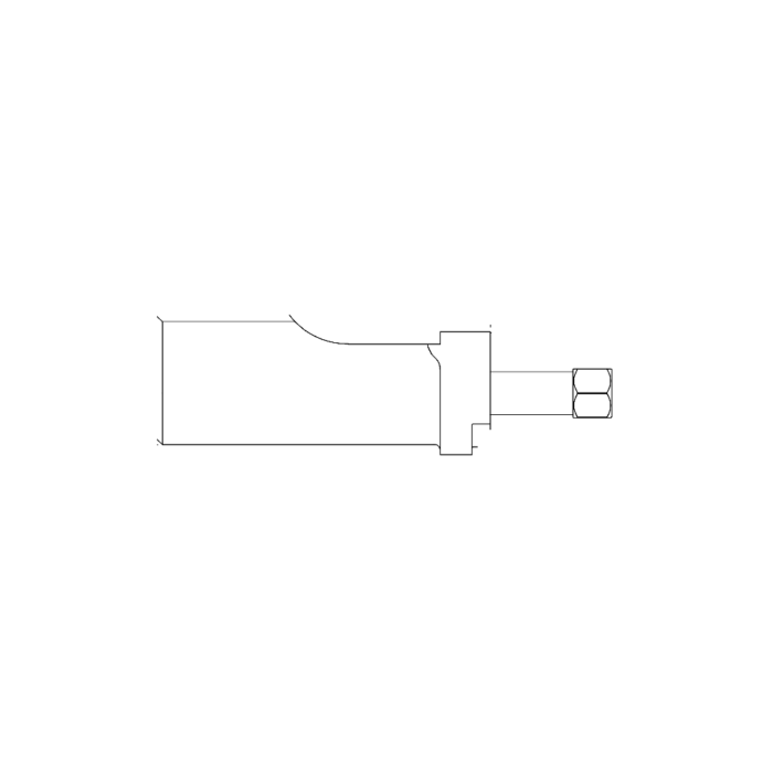 תצוגת מוצר נקייה של ראש סמרור Gage Bilt GS-204C-42OS על רקע לבן - Clean product view of Gage Bilt GS-204C-42OS nose assembly on a white background