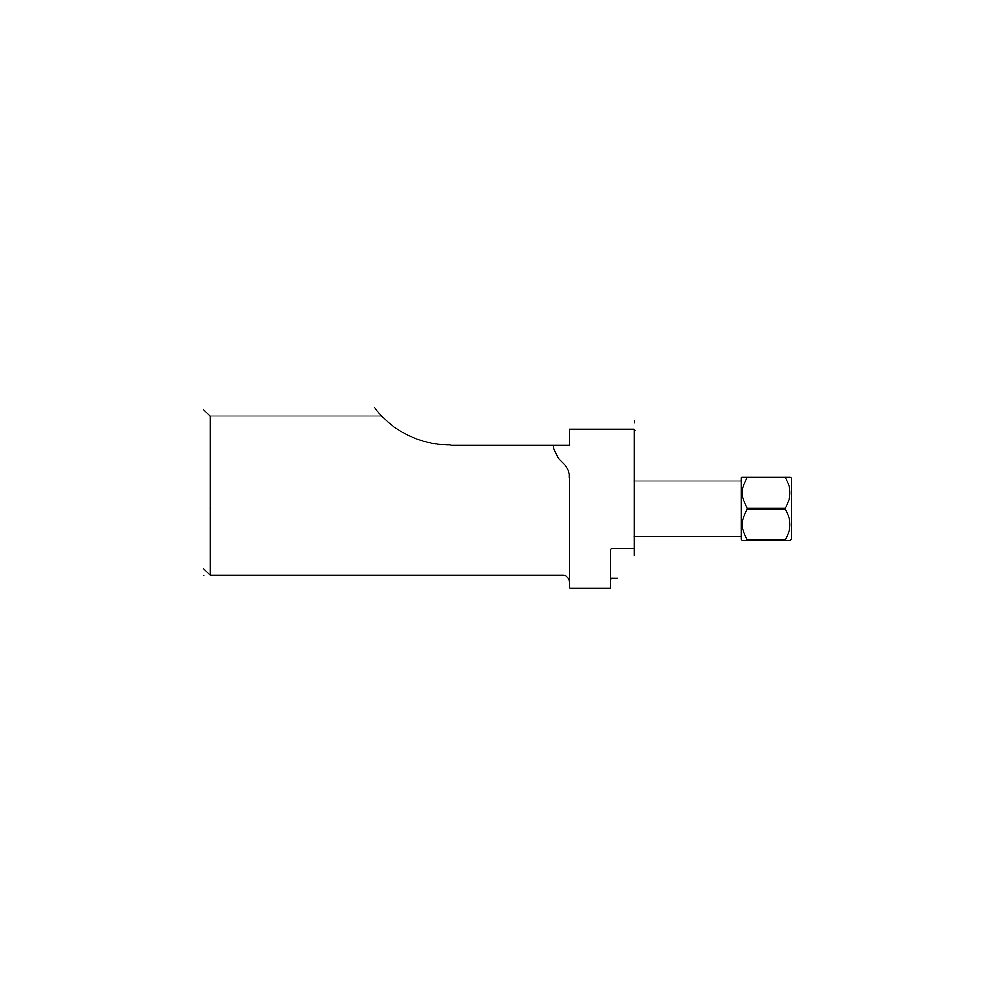 תצוגת מוצר נקייה של ראש סמרור Gage Bilt GS-204C-42OS על רקע לבן - Clean product view of Gage Bilt GS-204C-42OS nose assembly on a white background
