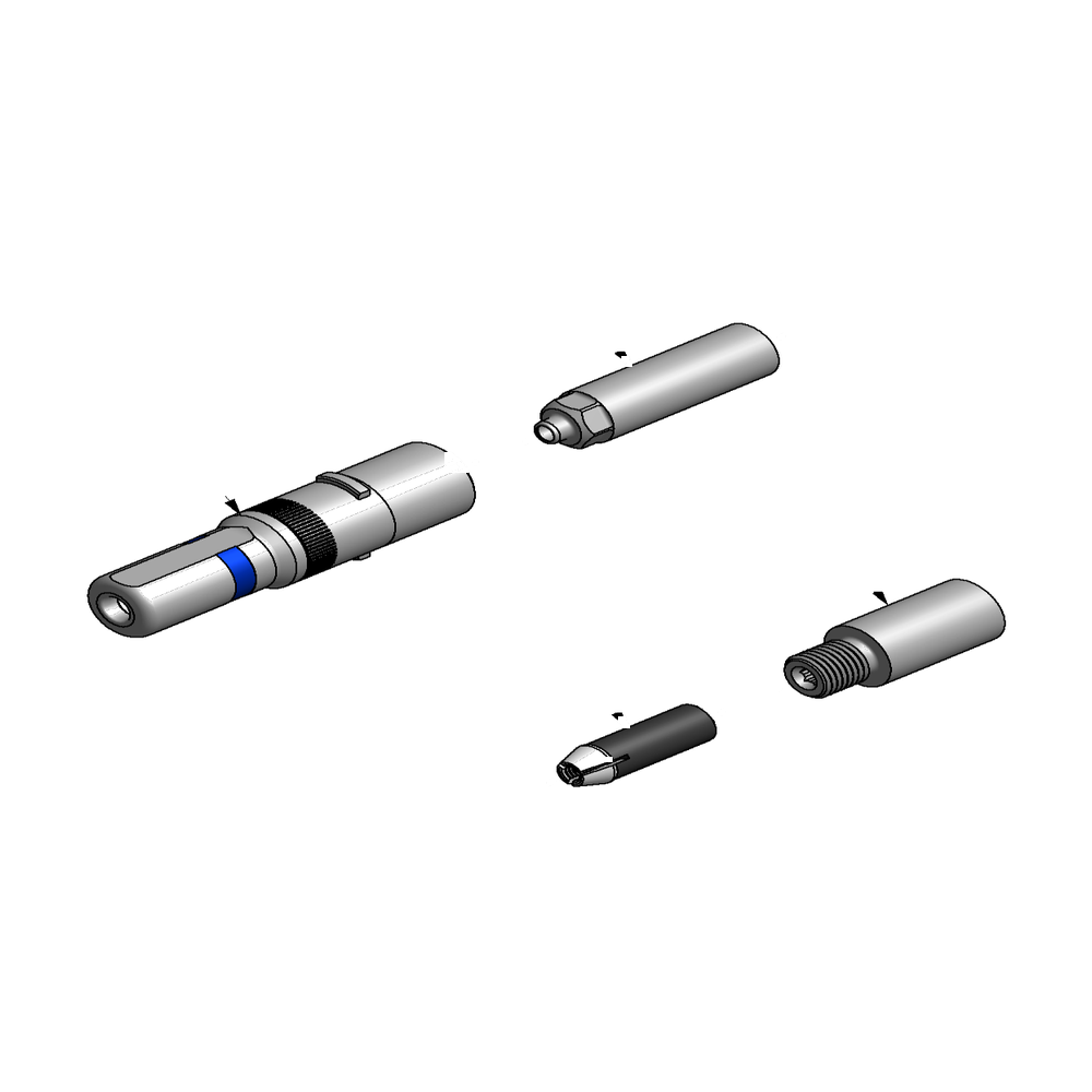 מבט מפורק מספר 2 על רכיבי ראש הסמרור Gage Bilt MGP4-2480-20 - Exploded component view 2 of Gage Bilt MGP4-2480-20 nose assembly