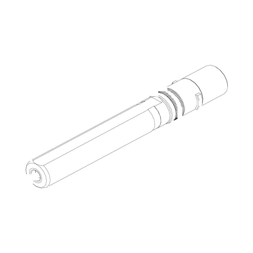 תצוגת מוצר נקייה של ראש סמרור Gage Bilt MGP-731-45 על רקע לבן - Clean product view of Gage Bilt MGP-731-45 nose assembly on a white background