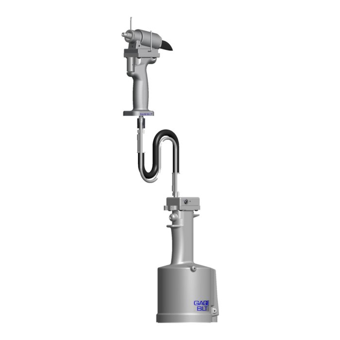 כלי סמרור למערכת מפוצלת Gage Bilt GB704SH במבט מוצר על רקע לבן - Gage Bilt GB704SH split-system rivet tool product view on a white background