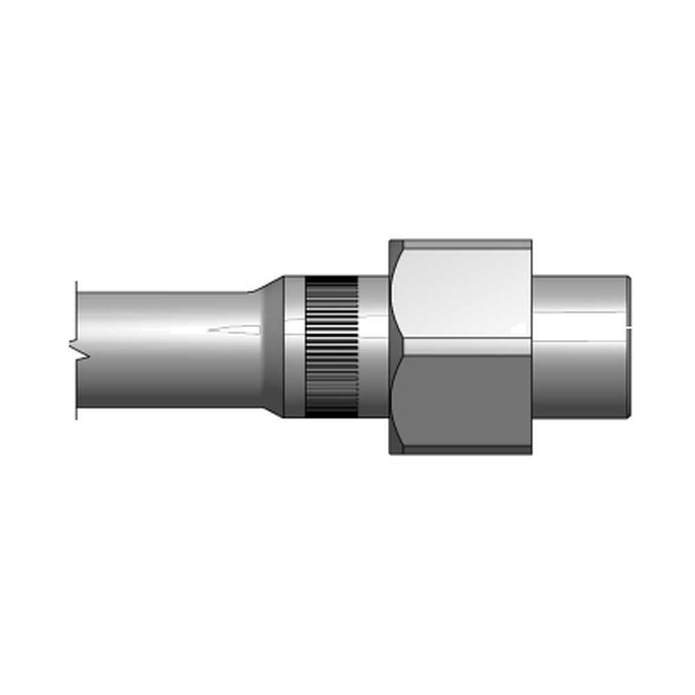 תצוגת מוצר נקייה של ראש סמרור Gage Bilt UBB04-752C-45 על רקע לבן - Clean product view of Gage Bilt UBB04-752C-45 nose assembly on a white background