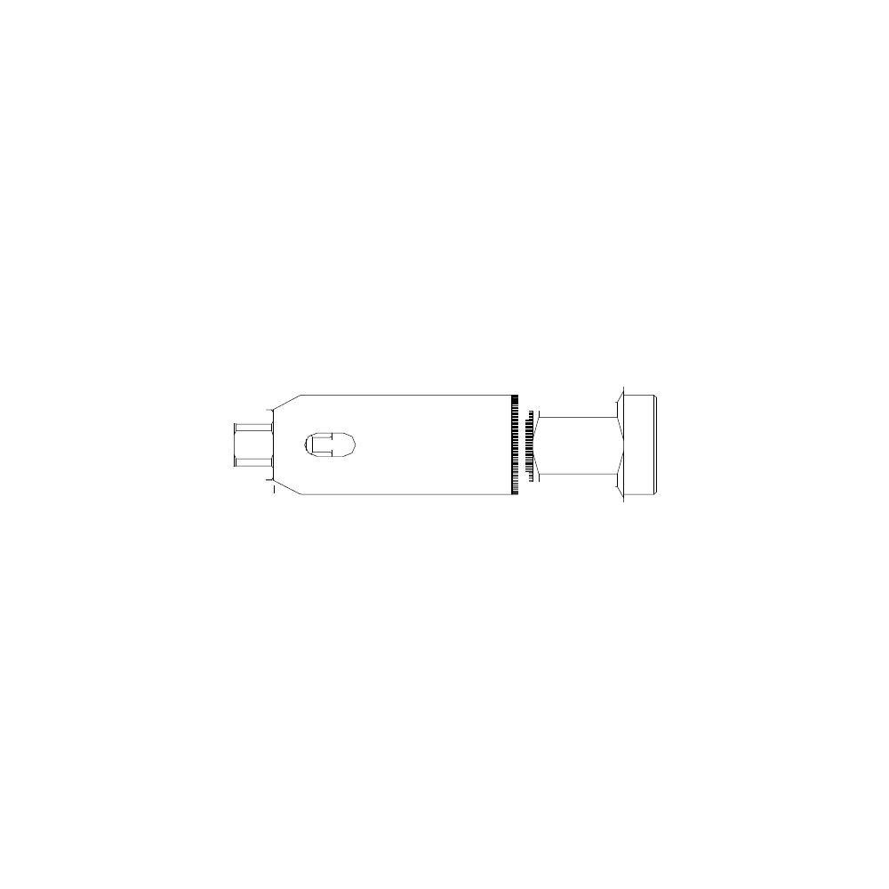 תצוגת מוצר נקייה של ראש סמרור Gage Bilt MGL12-353B-28 על רקע לבן - Clean product view of Gage Bilt MGL12-353B-28 nose assembly on a white background