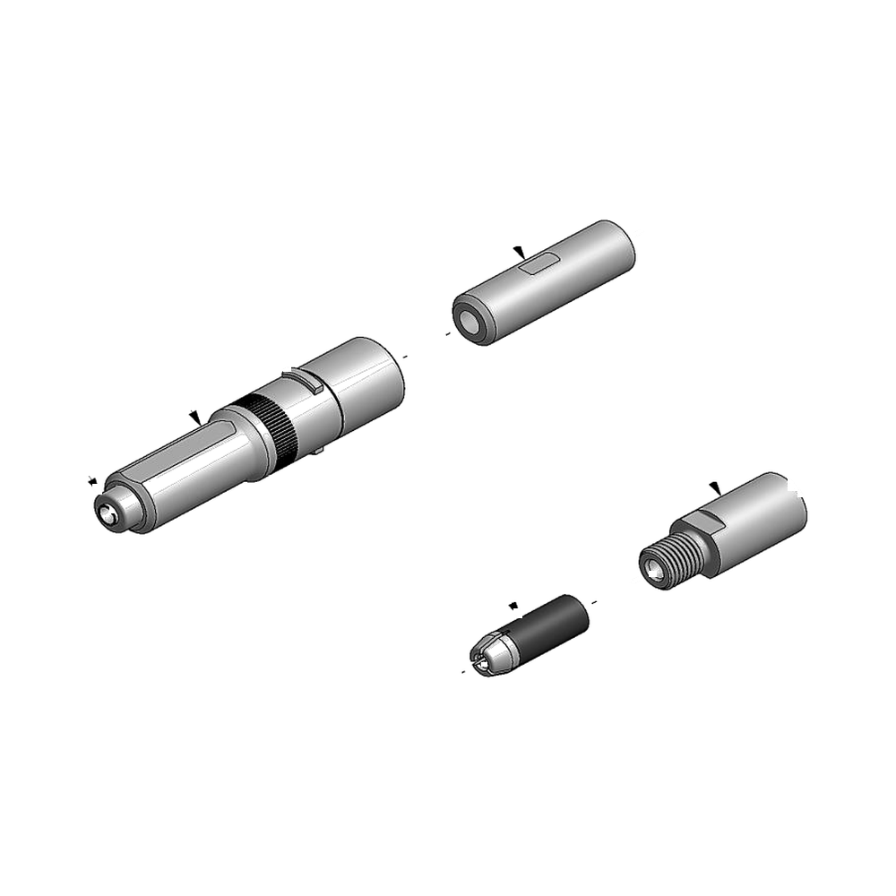 מבט מפורק מספר 2 על רכיבי ראש הסמרור Gage Bilt ASP08-752B-20 - Exploded component view 2 of Gage Bilt ASP08-752B-20 nose assembly