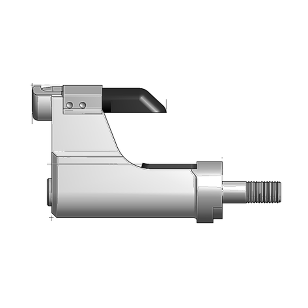 תצוגת מוצר נקייה של ראש סמרור Gage Bilt LGP07-206A-36OC על רקע לבן - Clean product view of Gage Bilt LGP07-206A-36OC nose assembly on a white background
