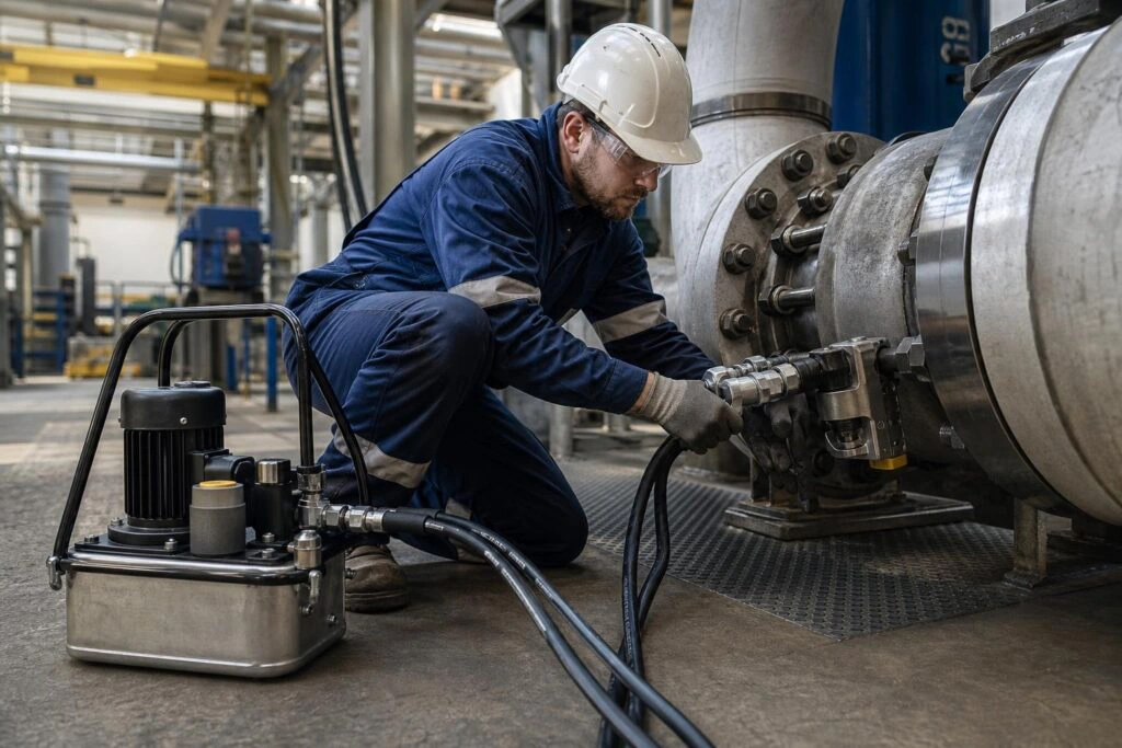 משאבה הידראולית ניידת FPT לסדרת MPU-HTW: עוצמה ודיוק בשטח