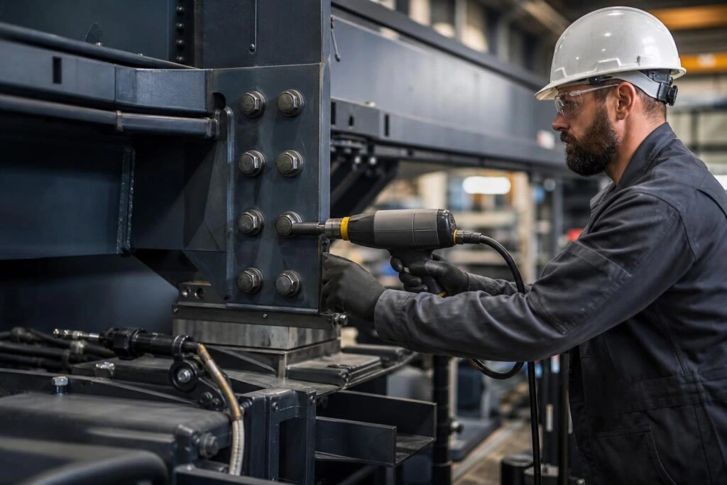 בקר מומנט Atlas Copco Power Focus XC: פתרון הידוק עוצמתי לתנאי שטח