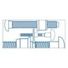 מחברי Lockbolt המיועדים להתקנה באמצעות Honsel Rivdom eBZ SF - Lockbolt fasteners for installation with the Honsel Rivdom eBZ SF