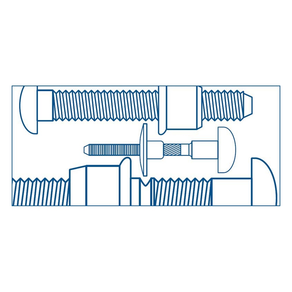 מחברי Lockbolt המיועדים להתקנה באמצעות Honsel Rivdom eBZ SF - Lockbolt fasteners for installation with the Honsel Rivdom eBZ SF