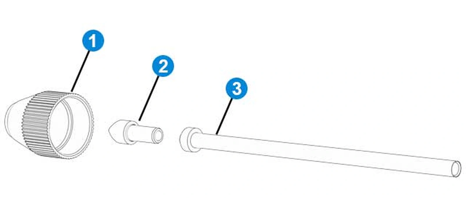 פיית אחיזה וצינור פינוי גבעולים עבור Honsel Rivdom eBZ ZERO - Retention nosepiece and mandrel discharge tube for Honsel Rivdom eBZ ZERO