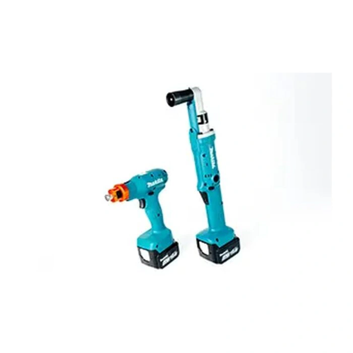 שני כלי התקנה והסרה נטענים עבור מחברי Kwikbolt - Two cordless installation and removal tools for Kwikbolt fasteners
