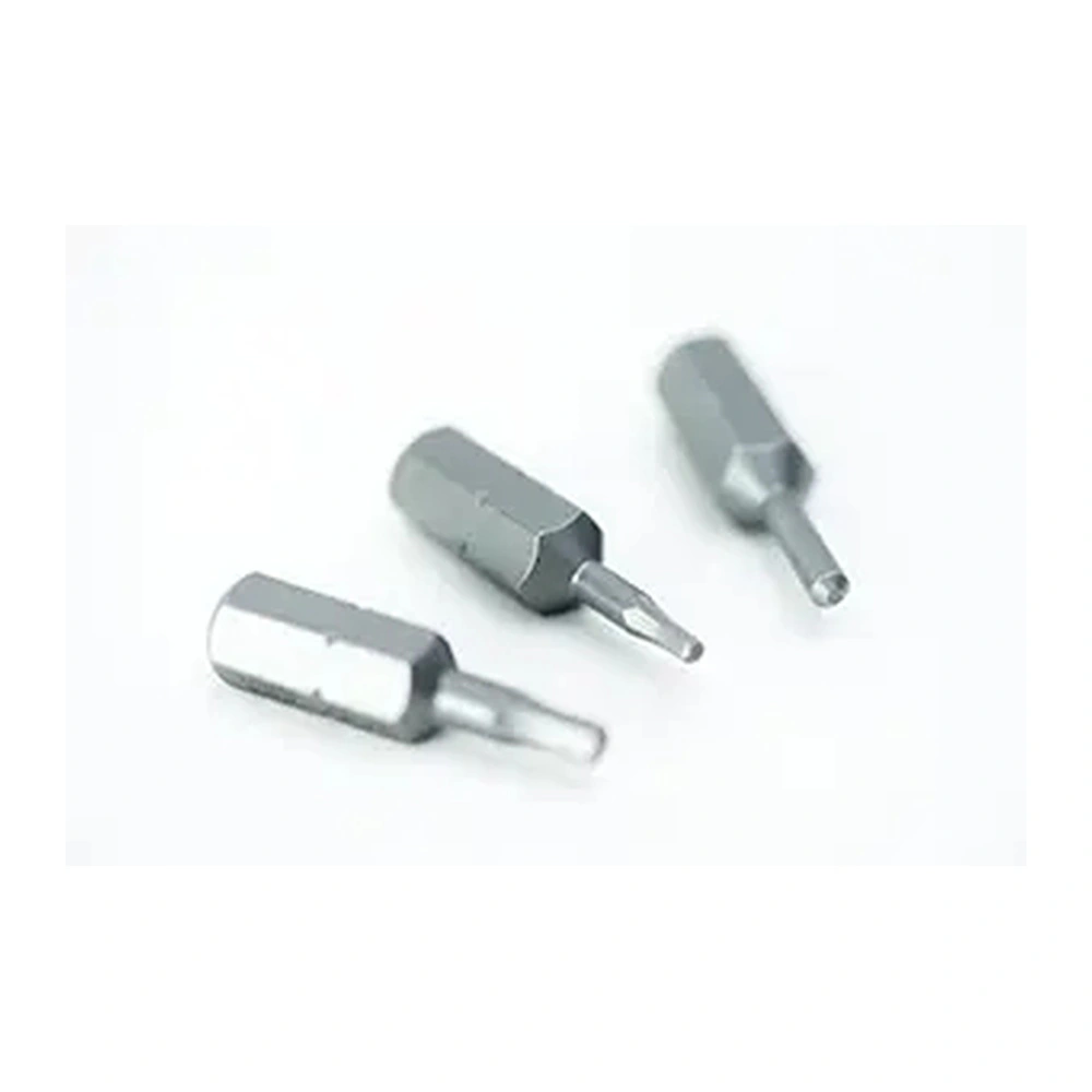 שלושה ביטים מתחלפים להנעת מחברי Kwikbolt - Three interchangeable driver tips for Kwikbolt fasteners