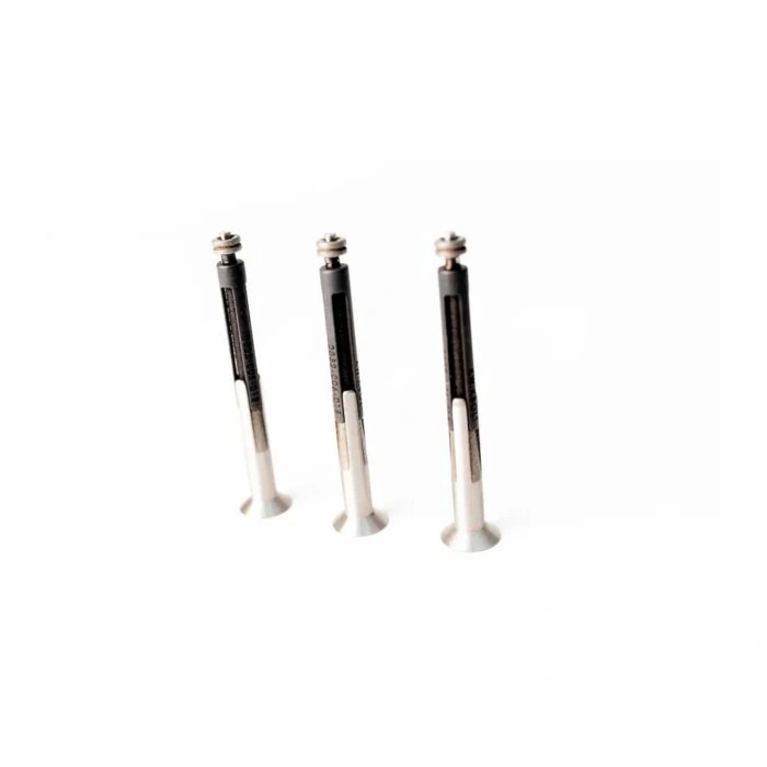 קבוצת מחברים זמניים חד-צדדיים Kwikbolt Lightning במידות שונות - Kwikbolt Lightning single-sided temporary fasteners in multiple sizes