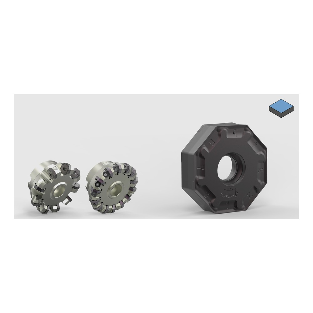 כרסום חזית Mapal NeoMill-16-Face ולוחית מתחלפת - MAPAL NeoMill-16-Face cutter with matching insert