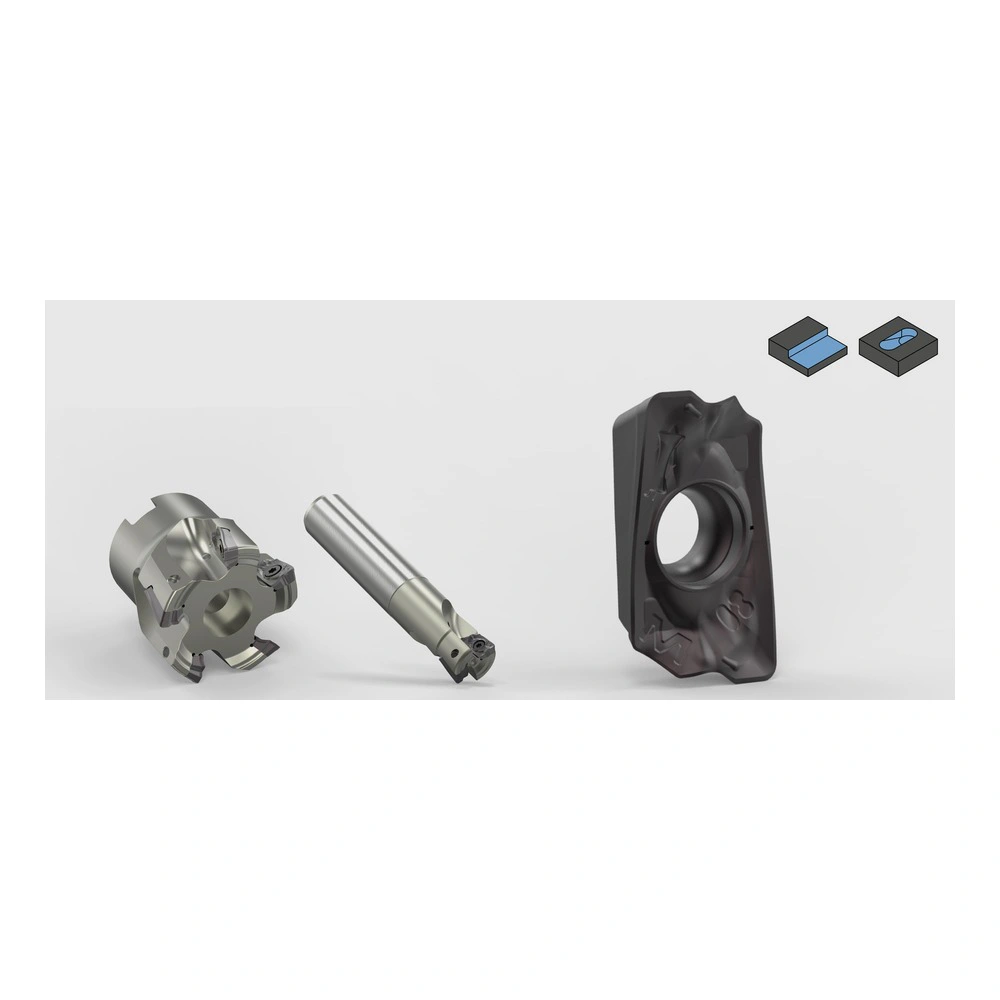 כרסום כתף Mapal NeoMill-2-Corner ולוחית מתחלפת - MAPAL NeoMill-2-Corner cutter with matching insert