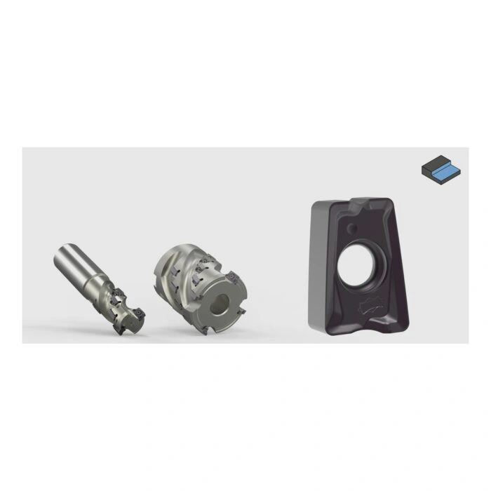 כרסום חזית מתלבש Mapal NeoMill-4-Shell ולוחית מתחלפת - MAPAL NeoMill-4-Shell cutter with matching insert