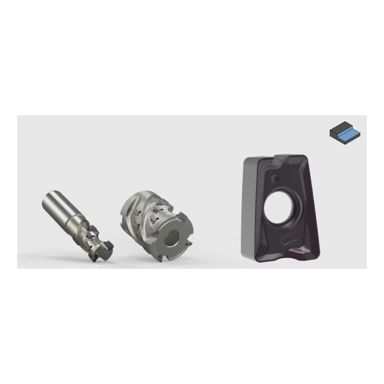 כרסום חזית מתלבש Mapal NeoMill-4-Shell ולוחית מתחלפת - MAPAL NeoMill-4-Shell cutter with matching insert