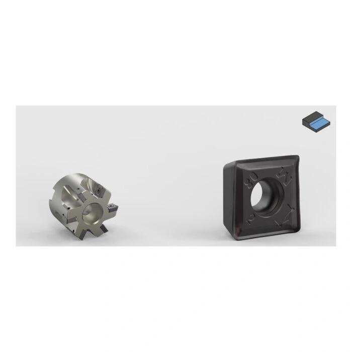 כרסום כתף Mapal NeoMill-4S-Corner ולוחית מתחלפת - MAPAL NeoMill-4S-Corner cutter with matching insert