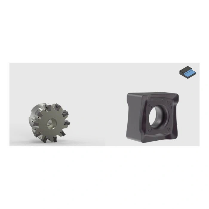 כרסום כתף Mapal NeoMill-8-Corner ולוחית מתחלפת - MAPAL NeoMill-8-Corner cutter with matching insert