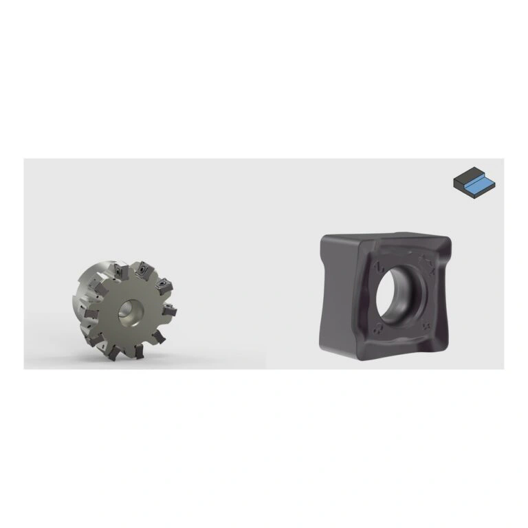 כרסום כתף Mapal NeoMill-8-Corner ולוחית מתחלפת - MAPAL NeoMill-8-Corner cutter with matching insert