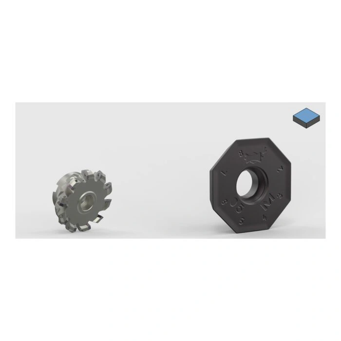 כרסום חזית Mapal NeoMill-8-Face ולוחית מתחלפת - MAPAL NeoMill-8-Face cutter with matching insert