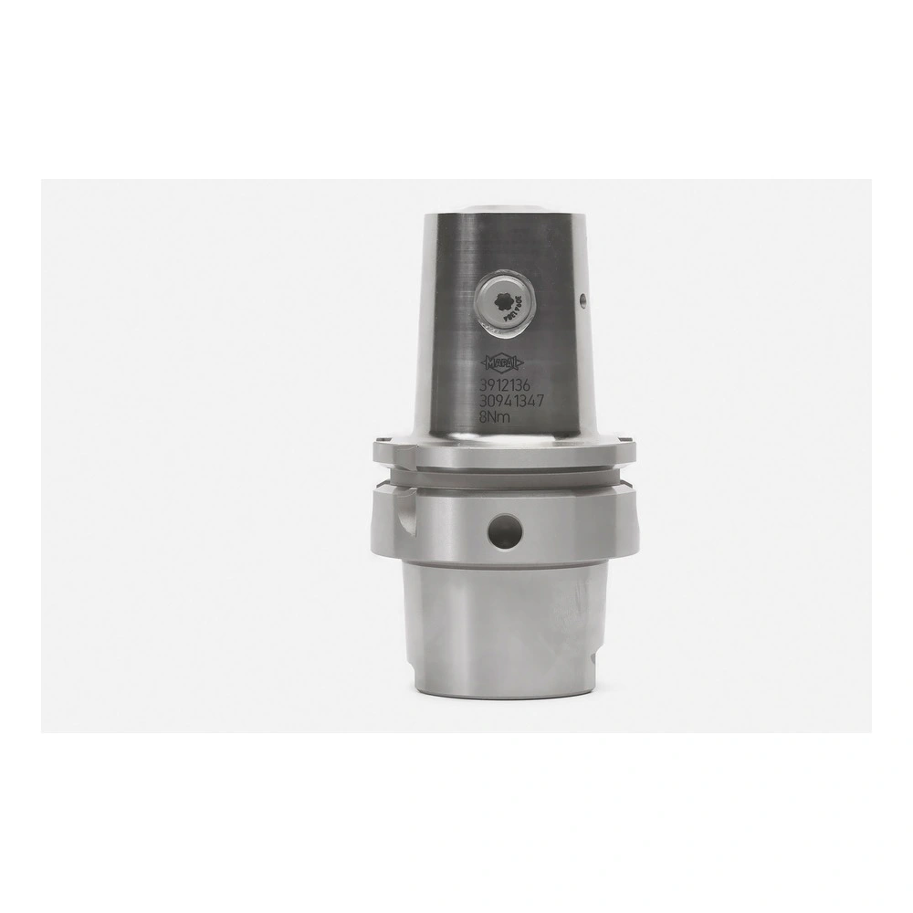 תפסנית כוח Mapal MillChuck עם מערכת חיבור HB על רקע לבן - MAPAL MillChuck power chuck with an HB connection system on a white background
