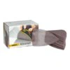 Product box with triangular sanding mesh sheets beside the package