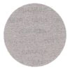 A single round sanding disc with a dense mesh texture on a white background
