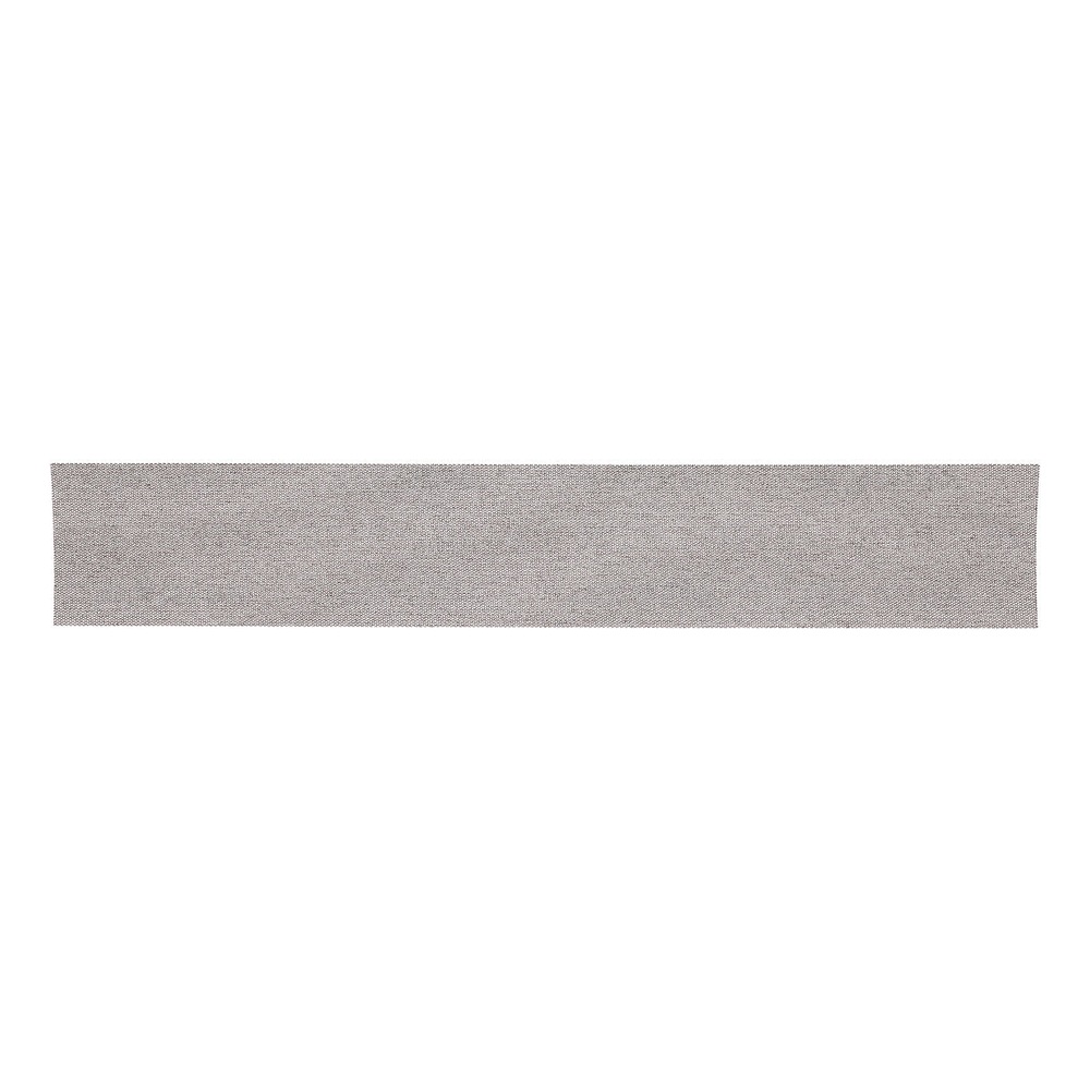 A single mesh sanding strip shown horizontally on a white background