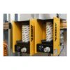 Two yellow-and-black industrial units with MIRKA-printed rolls