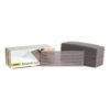 A Mirka Abranet Ace box next to a stack of mesh sanding strips on a white