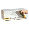 A Mirka Abranet Ace product box with an image of a hand holding a sander