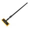A black telescopic hand sander with a rectangular yellow head, shown