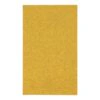A rectangular yellow-gold sanding sheet shown alone on a white background