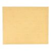 יריעת נייר ליטוש צהובה מרובעת על רקע לבן - Rectangular yellow sanding sheet on white background
