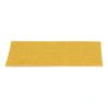 A rectangular yellow sanding sheet, lying flat on a white background, shown