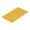 יריעת ליטוש זהובה מלבנית על רקע לבן - Rectangular gold sanding sheet on white background