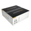Black-and-white box packaging with Mirka logo