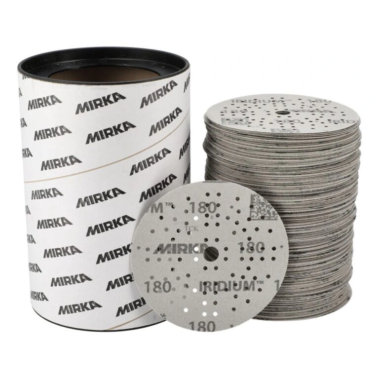 קסטת חומרי לטש Mirka Iridium Grip 89H בקוטר 125 מ״מ