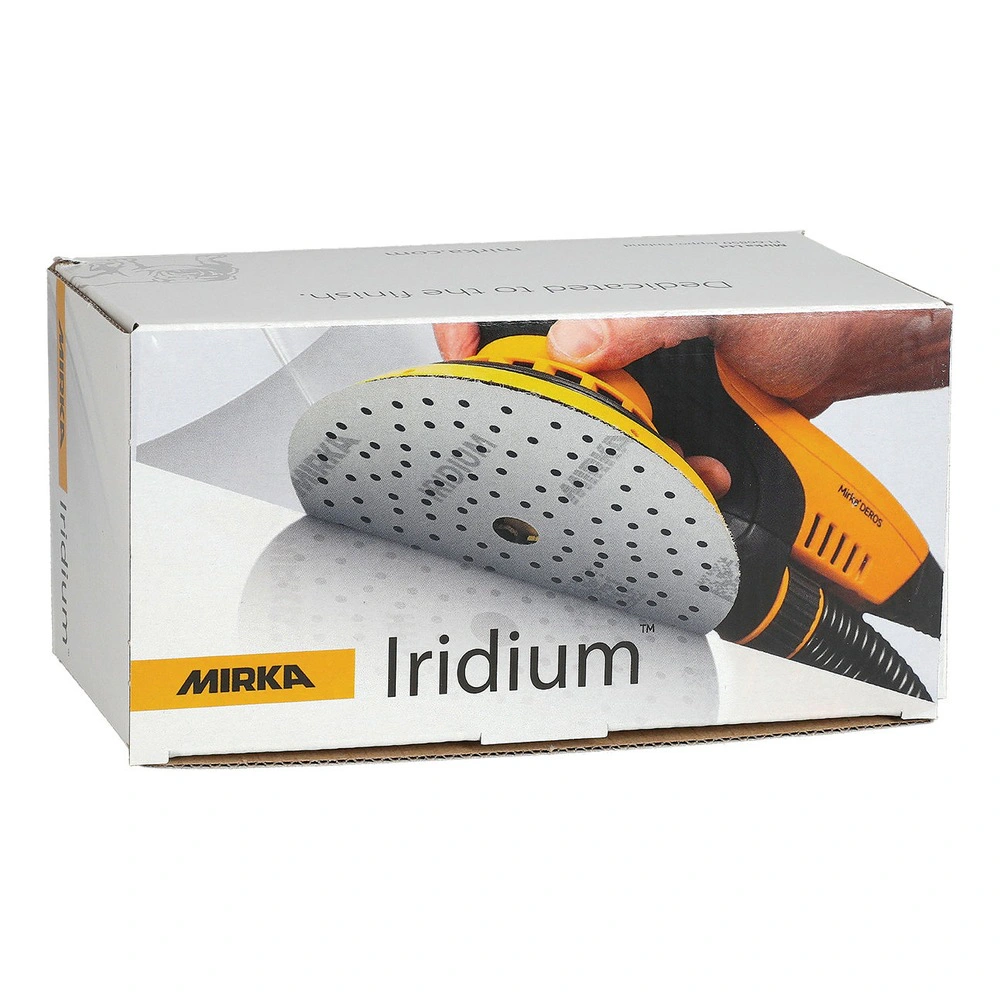 Mirka Iridium box with sanding disc shown