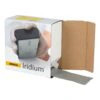 Open packaging box with sanding strip